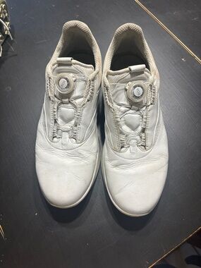 Men's Ecco Gortex White Athletic Slip-On Shoes with BOA Dial